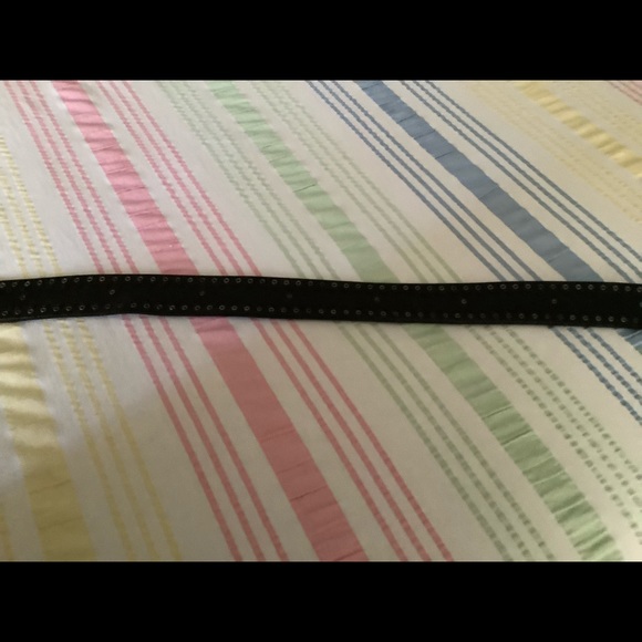 Roper leather rhinestone multicolor belt SZ 36 - Picture 6 of 11